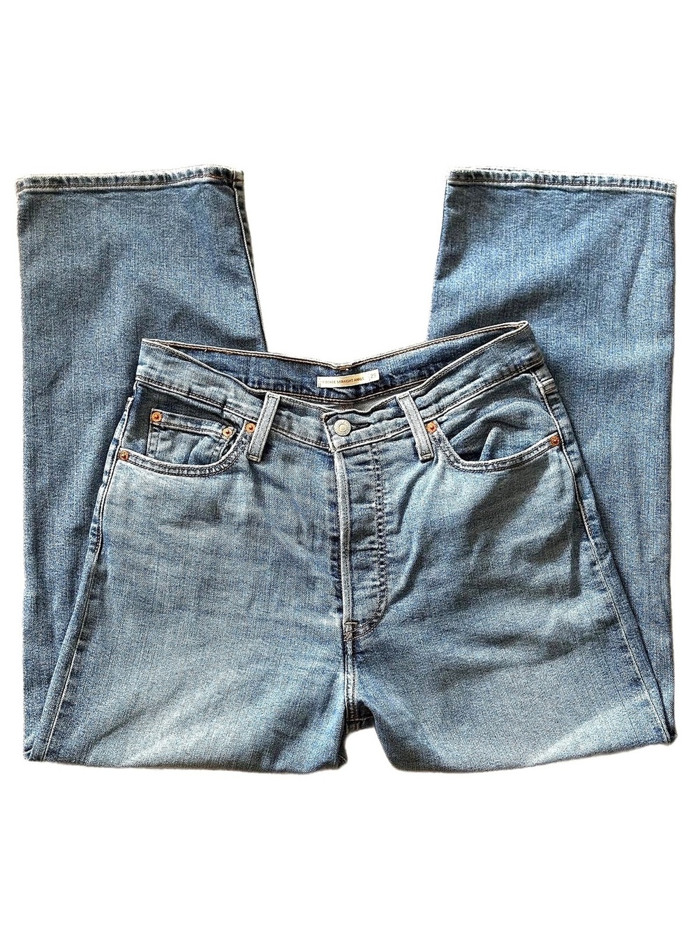 Levi's Ribcage Straight Ankle Jeans Size 29 #classicdenim #cropped